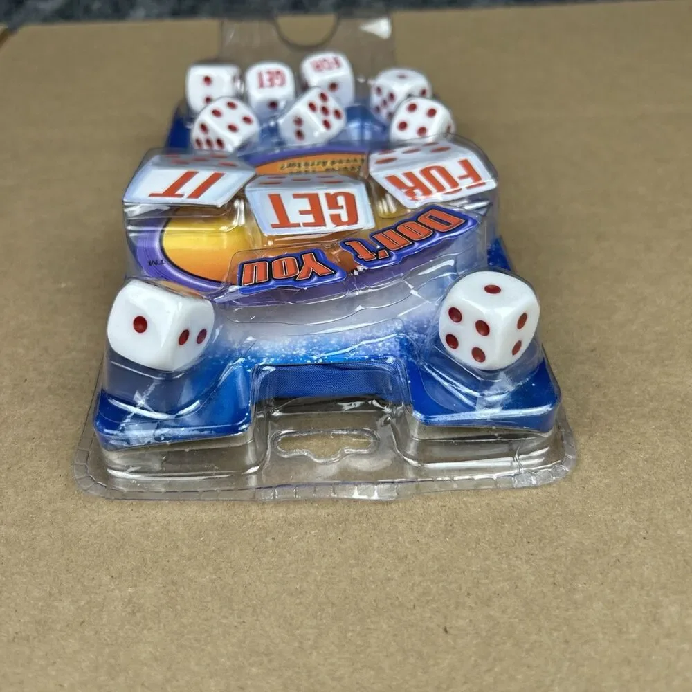 Dont You For Get It Dice Game Pressman Kids Adult Game 2+ Players NEW SEALED